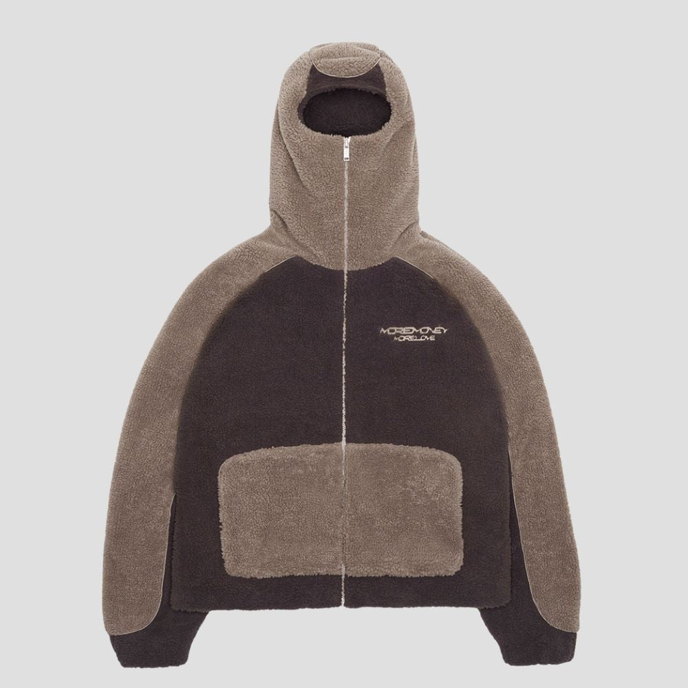 Loose-Fit Casual Sherpa Jacket