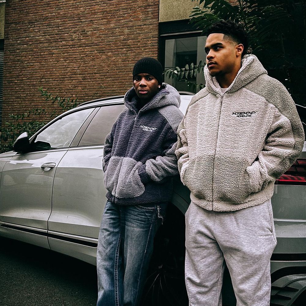 Loose-Fit Casual Sherpa Jacket