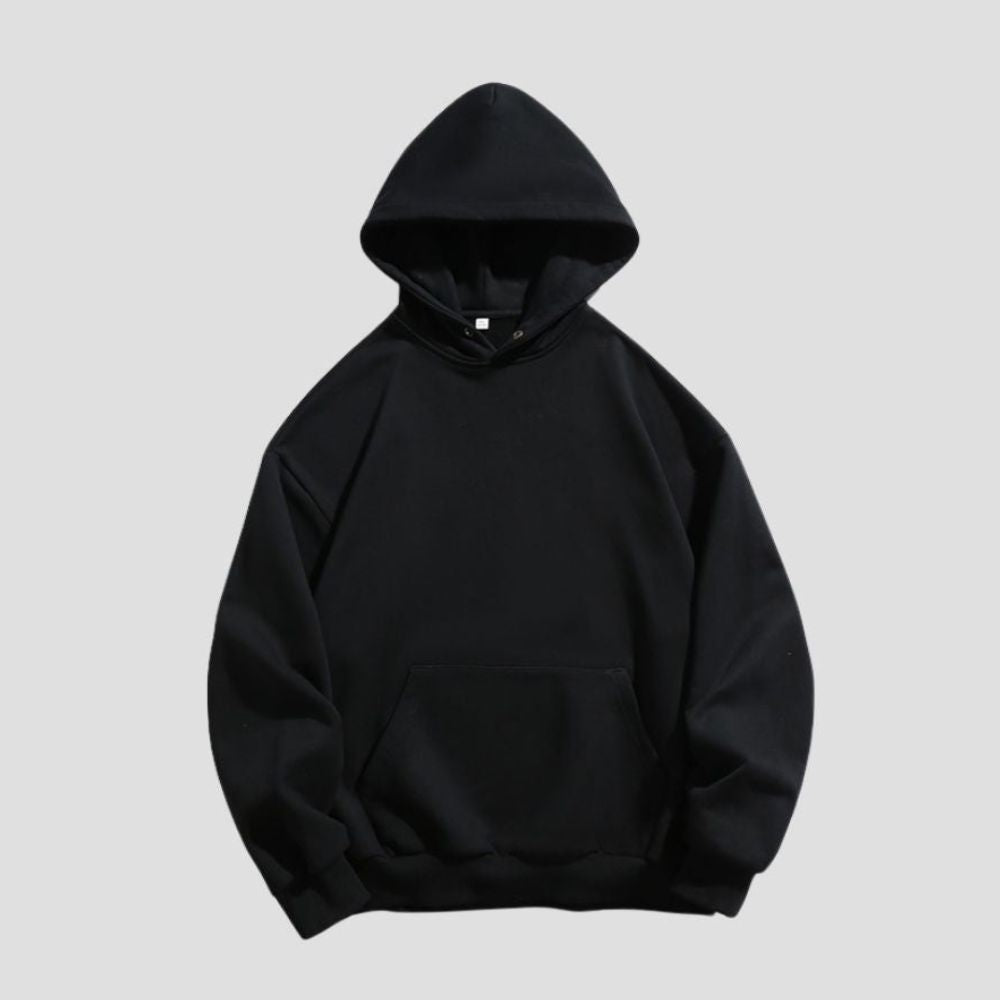 Loose Solid Color Sweatshirt