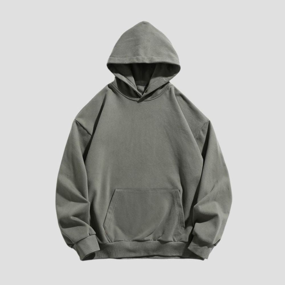 Loose Solid Color Sweatshirt