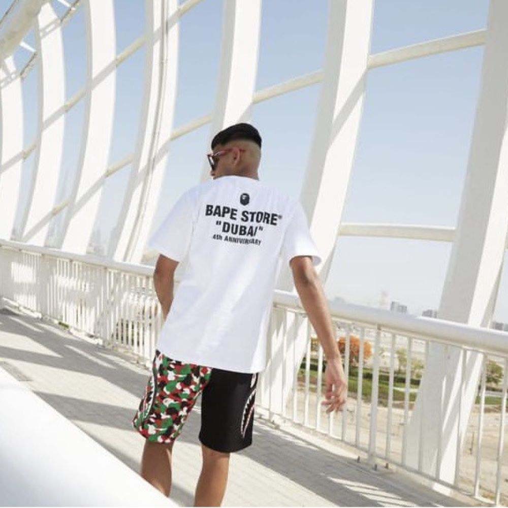 Comfortable and breathable shark camo print shorts