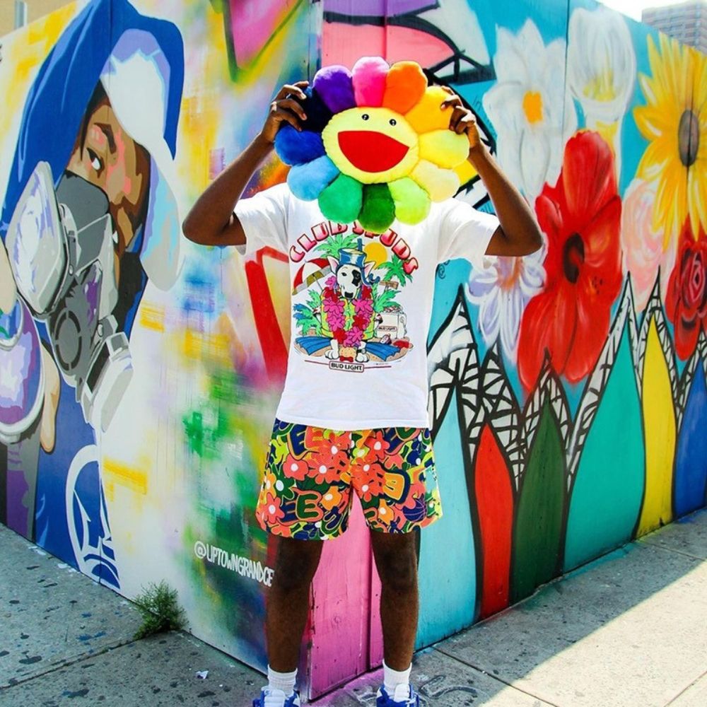 Athletic shorts with color block accents, quick-dry fabric, and a breathable mesh design.