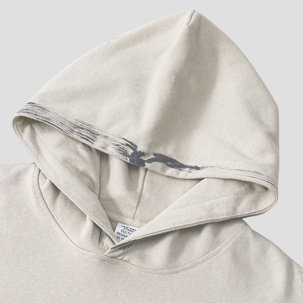 Painted Vintage Distressed Hoodie