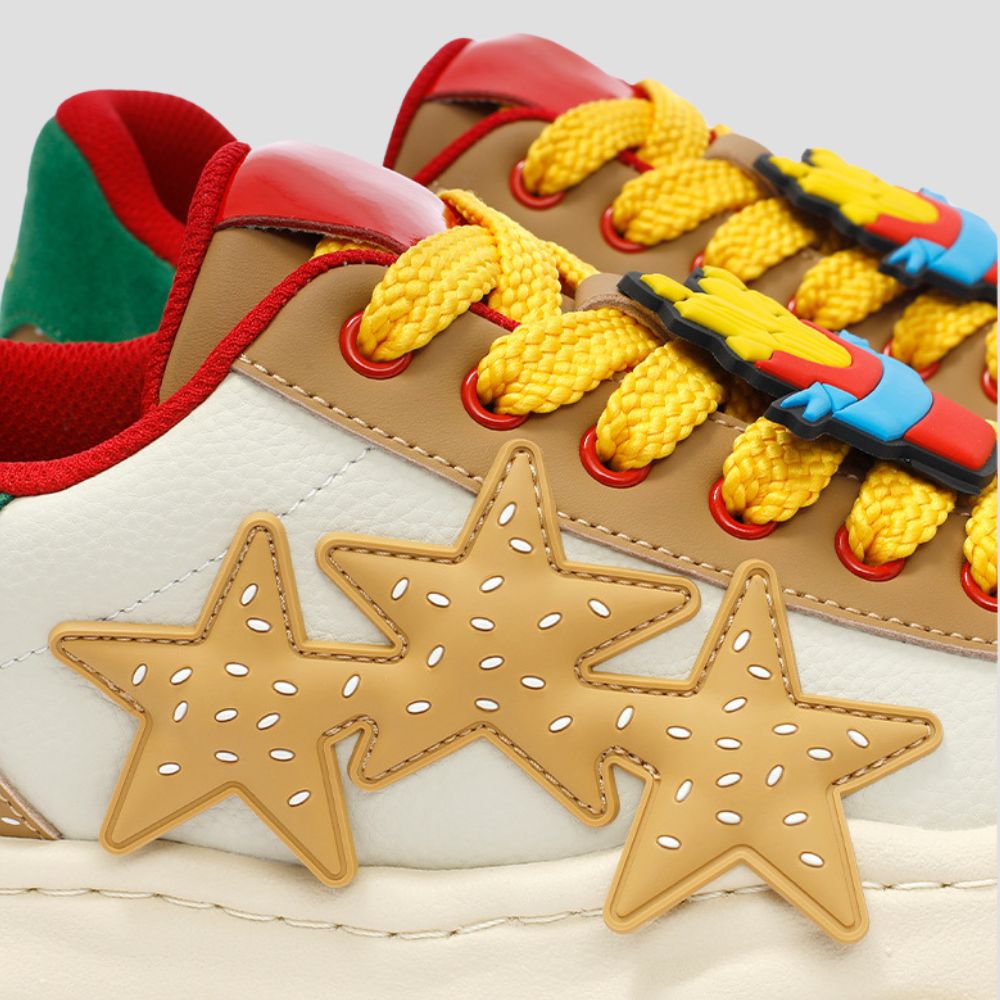 The perfect blend of comfort, style, and durability in these retro-inspired leather sneakers.