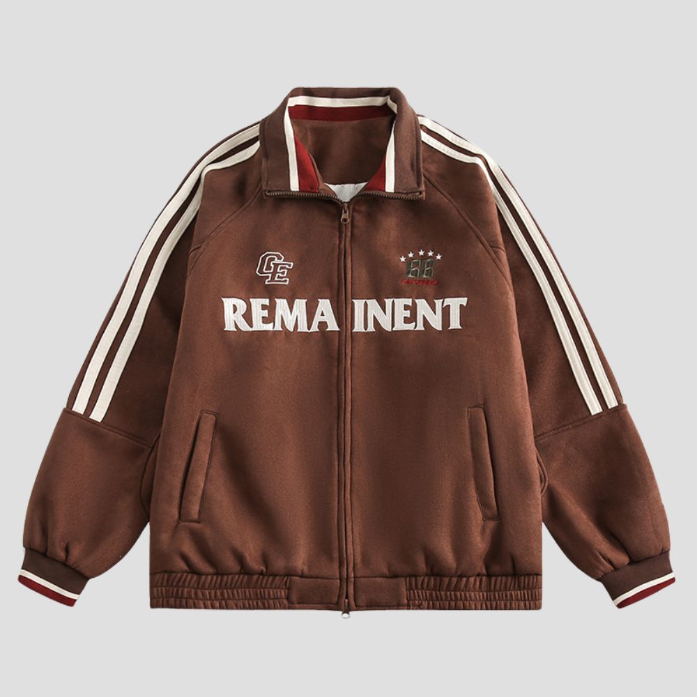 Vintage colorblock jacket with retro design for casual wear