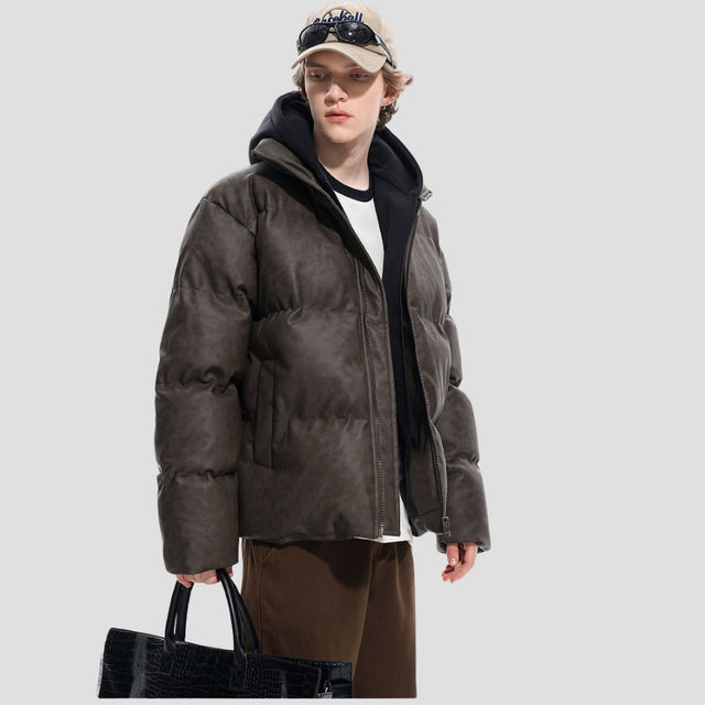 Close-up of the adjustable hood feature.