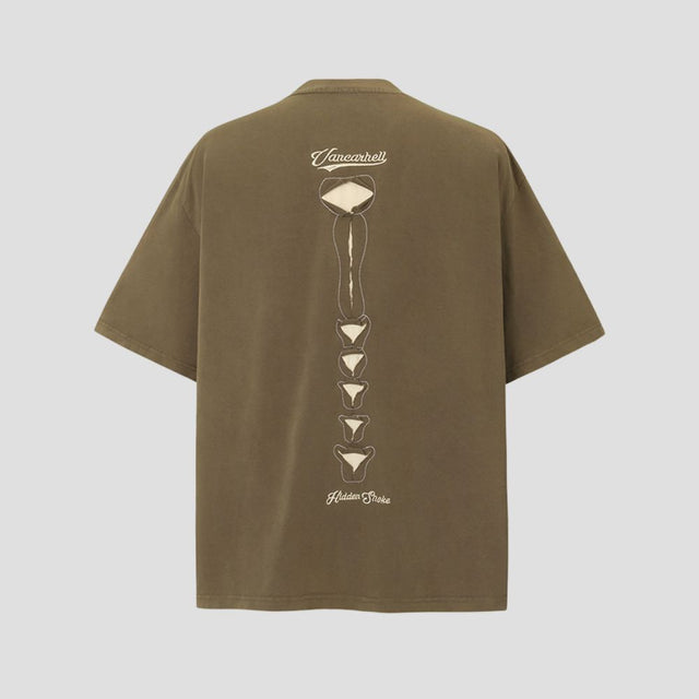 Camiseta gráfica de esqueleto vintage