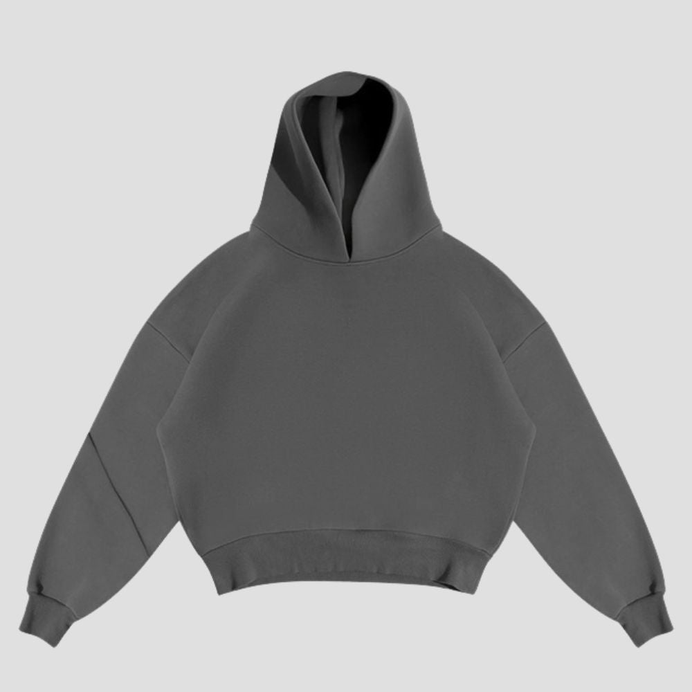 Solid Color Hooded Tracksuit