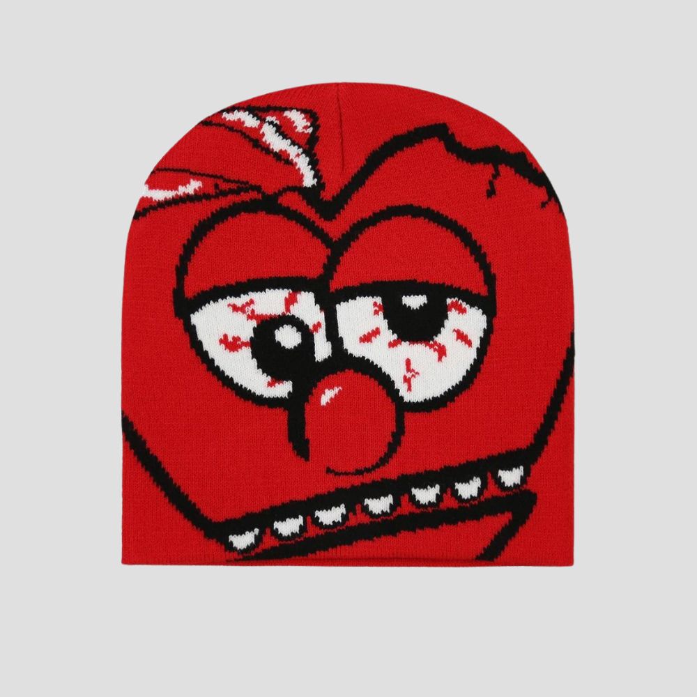 Trendy Cartoon Pattern Knit Beanie