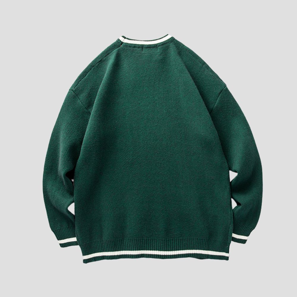 Stylish Japanese design sweater for cozy winter days