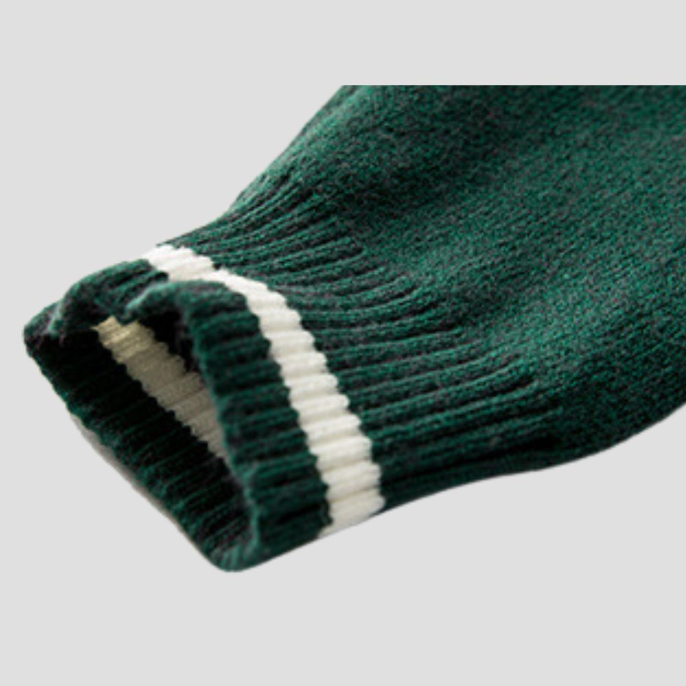 Cozy crew neck sweater perfect for casual gatherings