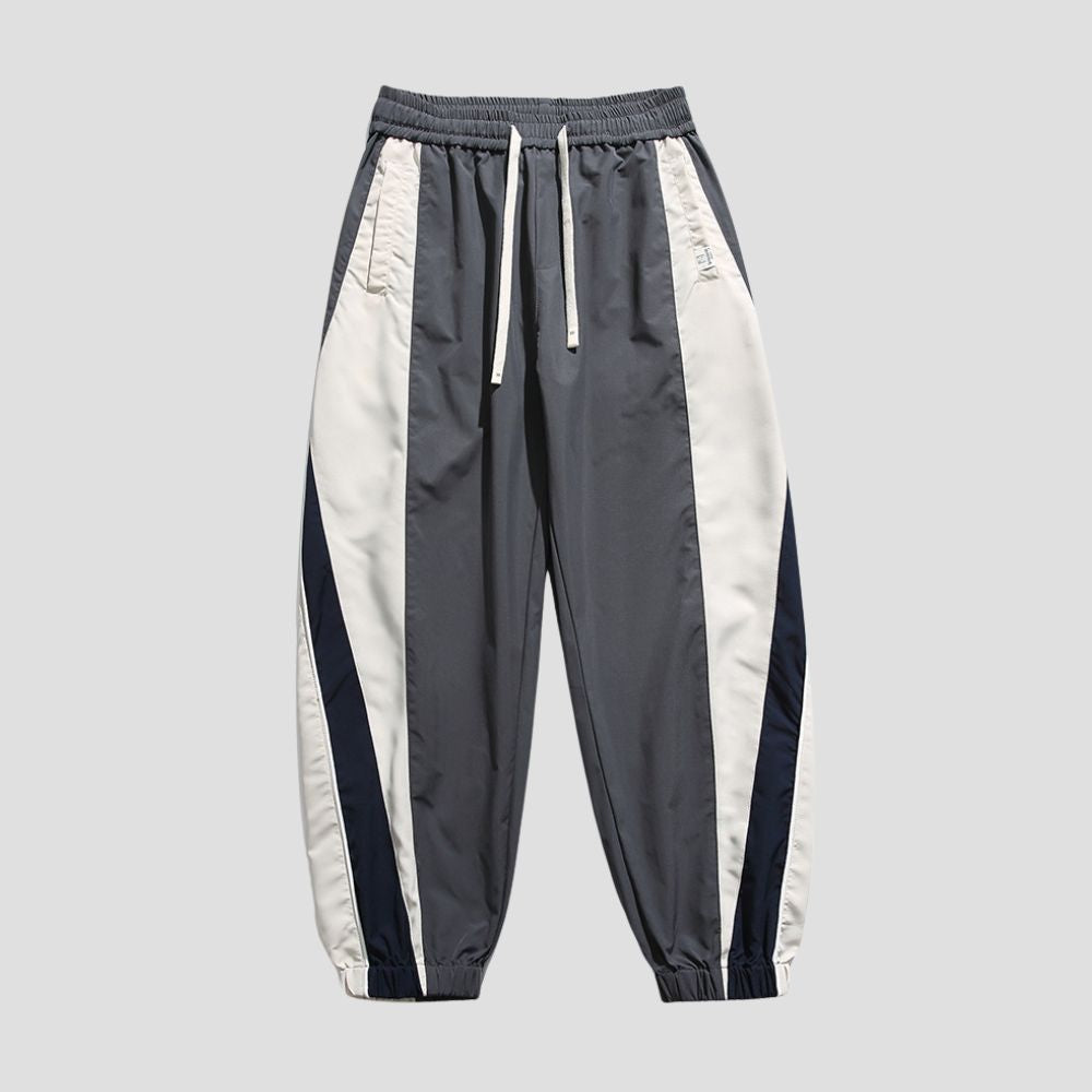 Durable eco-friendly striped joggers