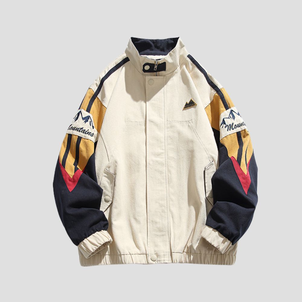 Stylish jacket with eco-friendly materials and relaxed streetwear fit