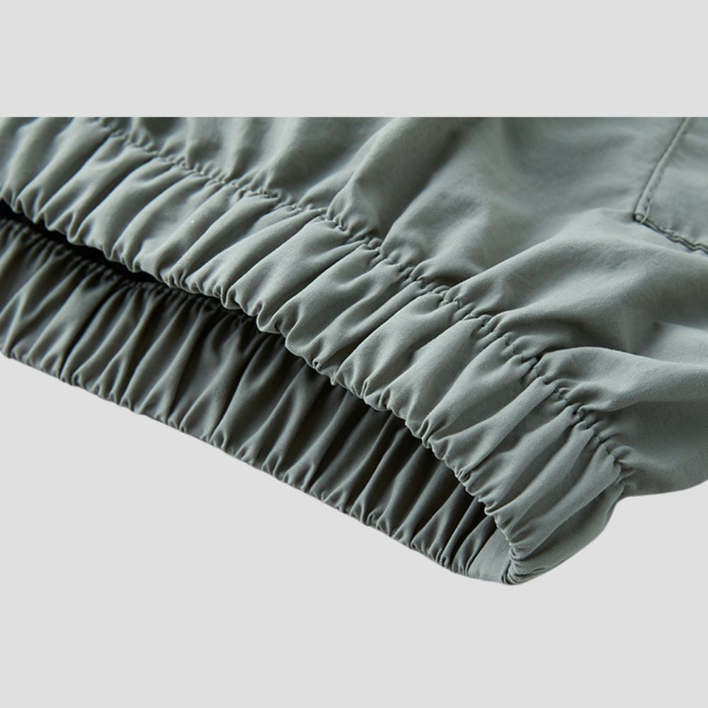 Close-up of the high-quality fabric texture of the Vintage Sports PT Jacket