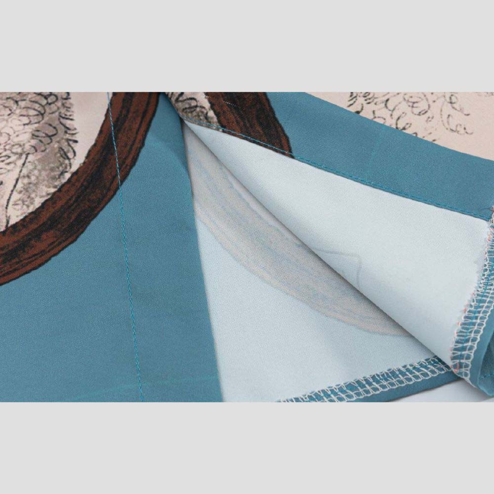 Unisex cooling fabric shirt with button closure and cat graffiti.