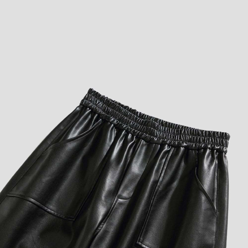 High-quality leather pants with streetwear appeal