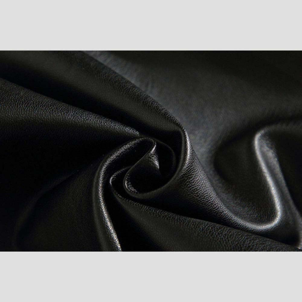 Loose-fit leather pants in workwear style