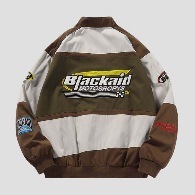 Durable vintage race jacket for casual wear