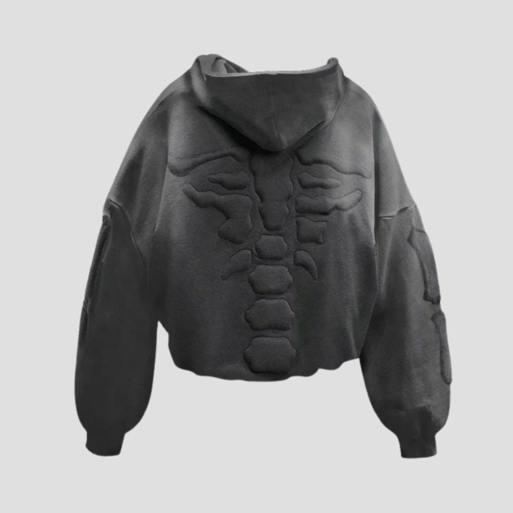 Cozy 3D Skeleton Hoodie
