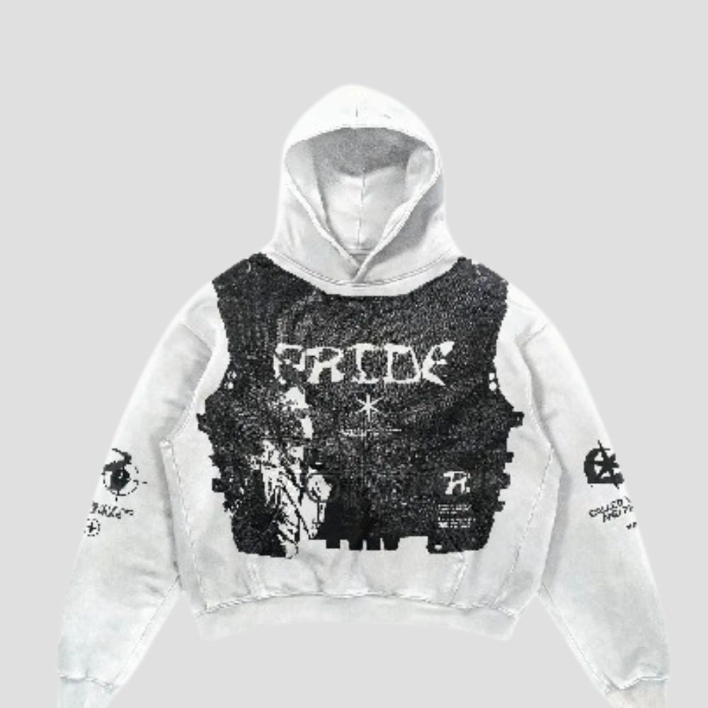 Y2K Gothic Devil Horn Hoodie