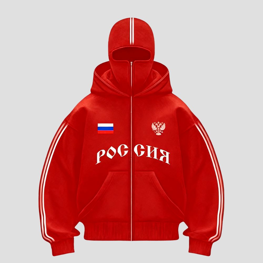 Y2K Double-Hood Letter Print Hoodie