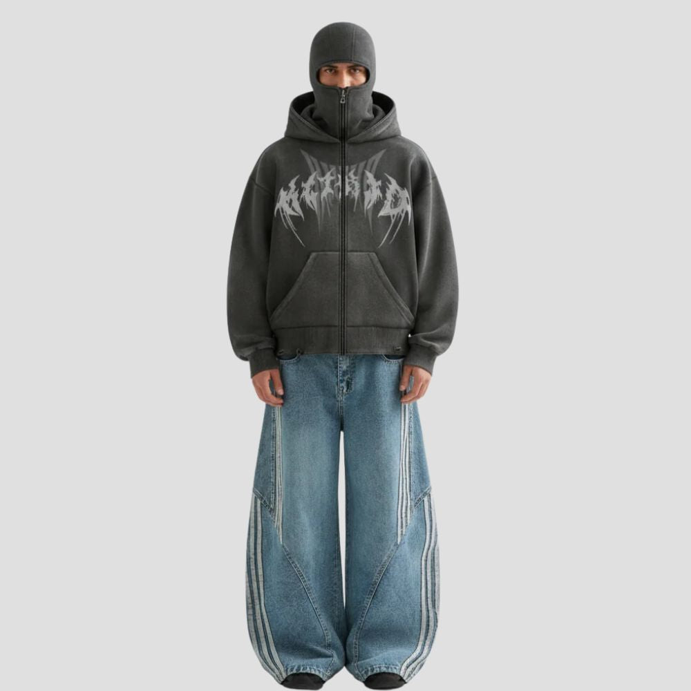 Gothic Double-Hood Hoodie