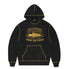 Alcatraz Print Zip-Up Hoodie