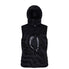Dark Wave Quilted Hooded Vest