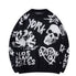 Vintage Skull Jacquard Sweater