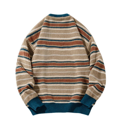 Contrast Stripe Pullover