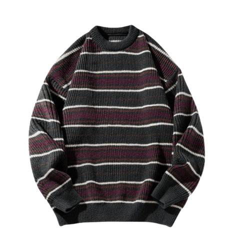 Contrast Stripe Pullover