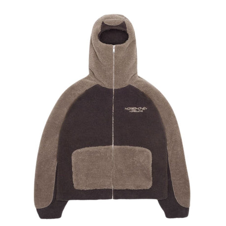 Loose-Fit Casual Sherpa Jacket