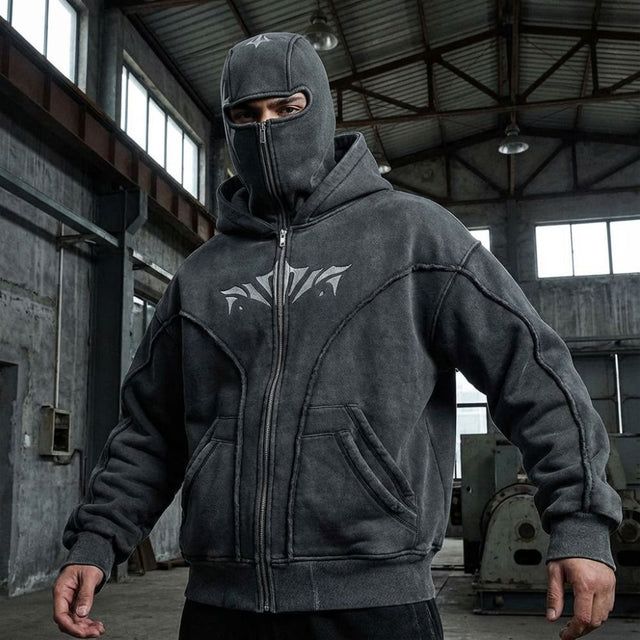Double-Hood Urban Hoodie