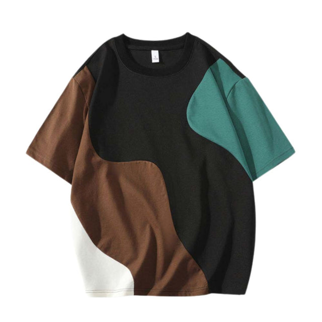 Colorblock  Loose T-Shirt