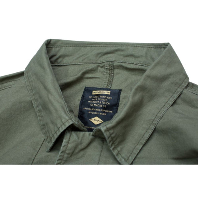 Multi-Pocket Workwear Jumpsuit