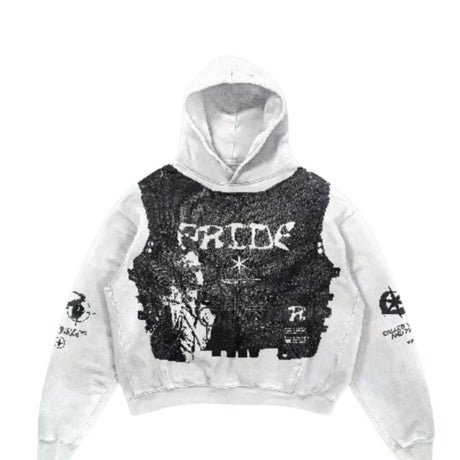 Y2K Gothic Devil Horn Hoodie