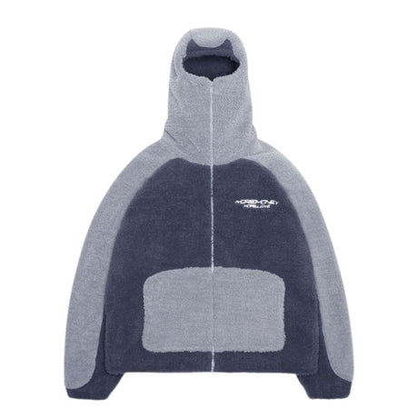 Loose-Fit Casual Sherpa Jacket