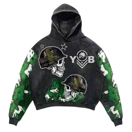 Kapuzenpullover mit Grafikprint