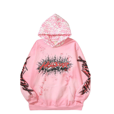 Hell Star Printed Hoodie