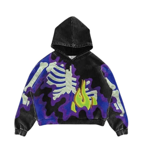 Dark Camo Skeleton Hoodie