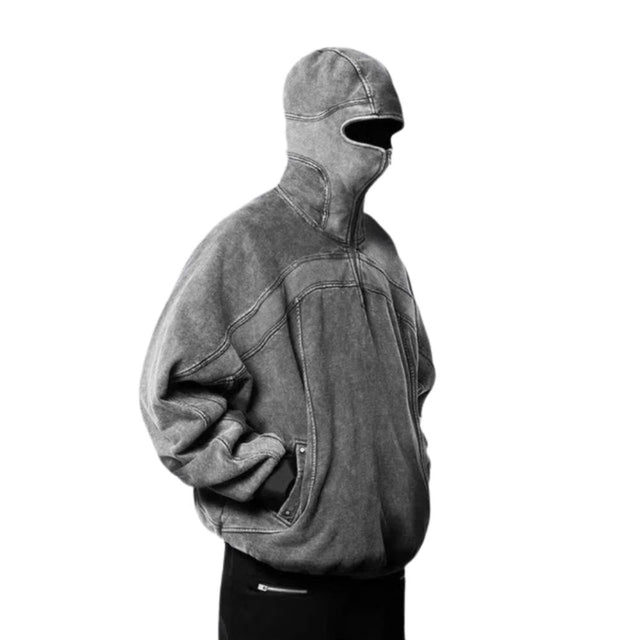 Y2K Masked Zip Hoodie