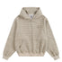 Striped Hooded Zip-Up Hoodie