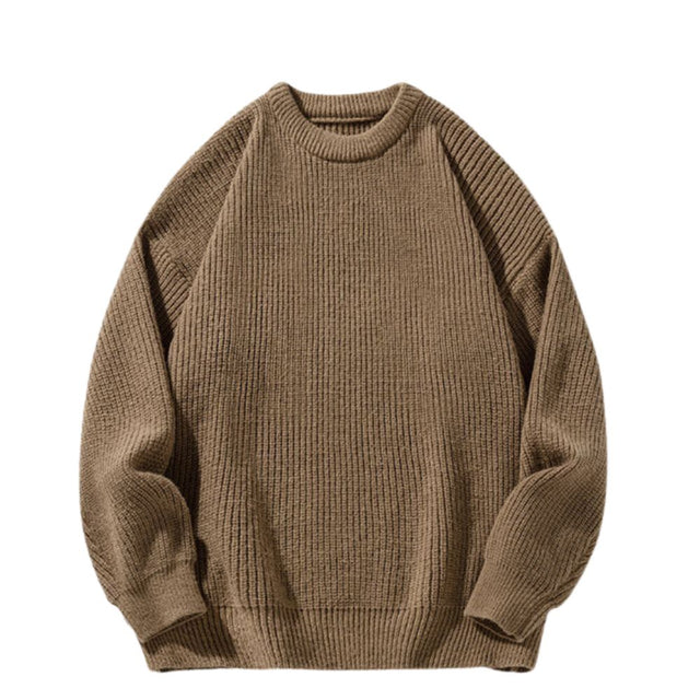 Solid Chunky Knit Sweater