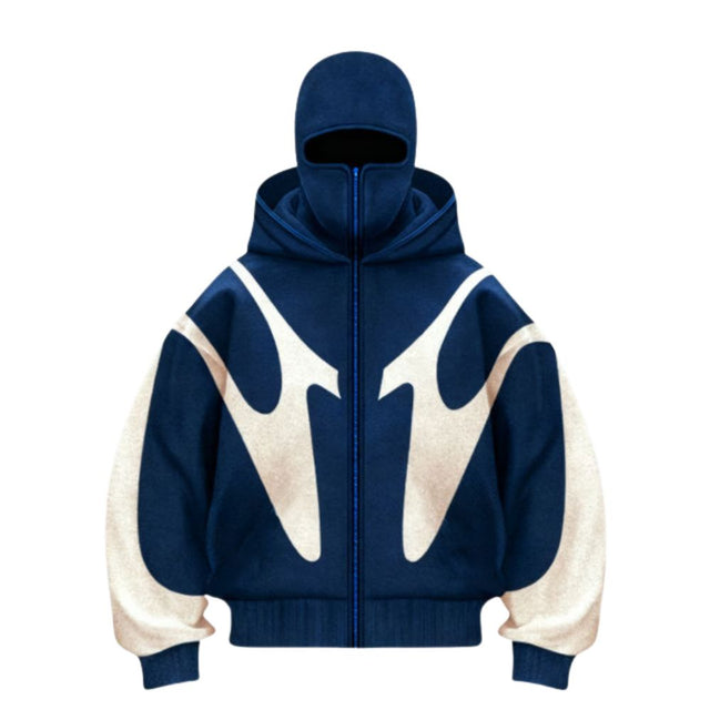 Double-Hood Flame Hoodie