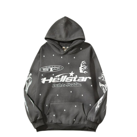 Hell Star Printed Hoodie