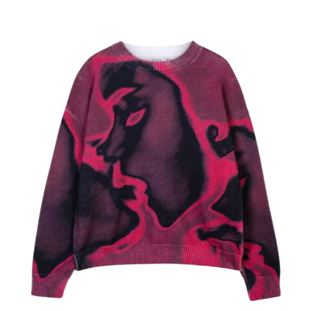 Harajuku Style Crewneck Sweater