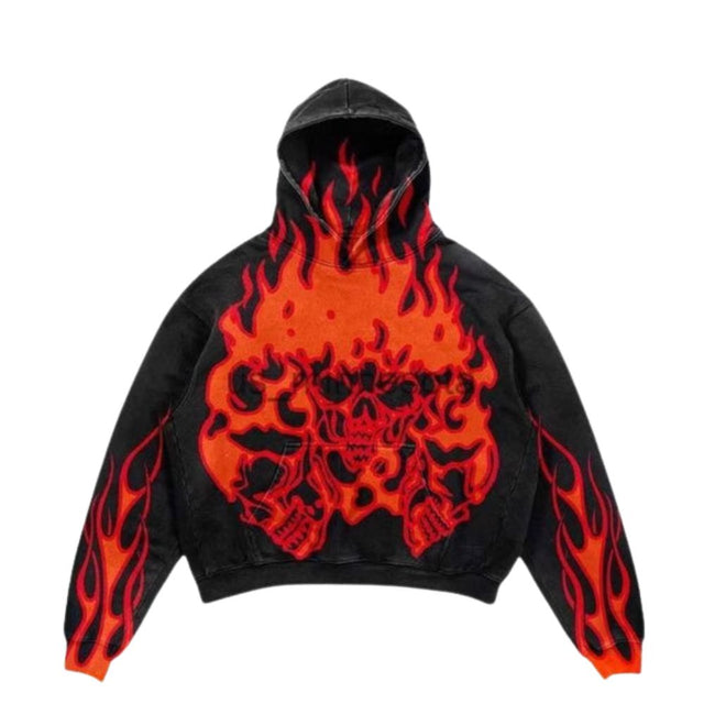 Floral Flame Hoodie