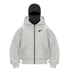 Unique Double-Hood Zipper Hoodie
