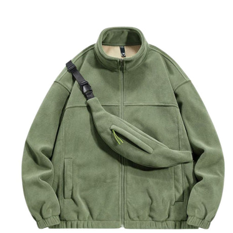 Insulated Sweatshirt with Shoulder Bag