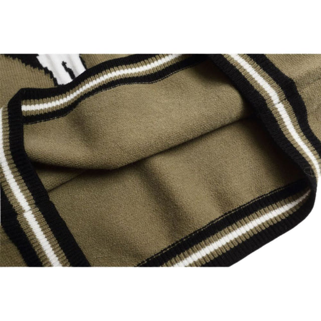 Cute Cow Pattern Knit Sweater